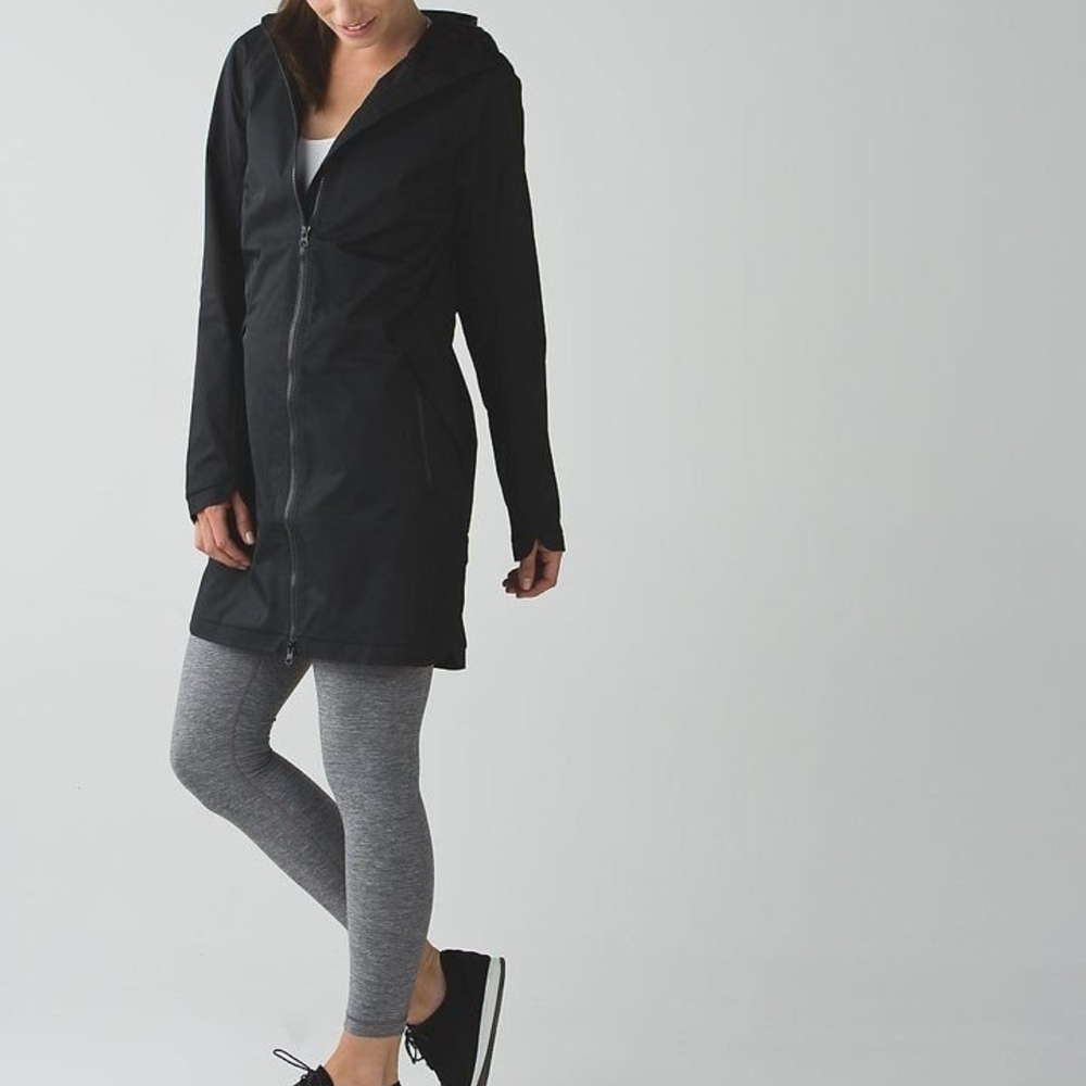 lululemon athletica Black Hooded Jacket